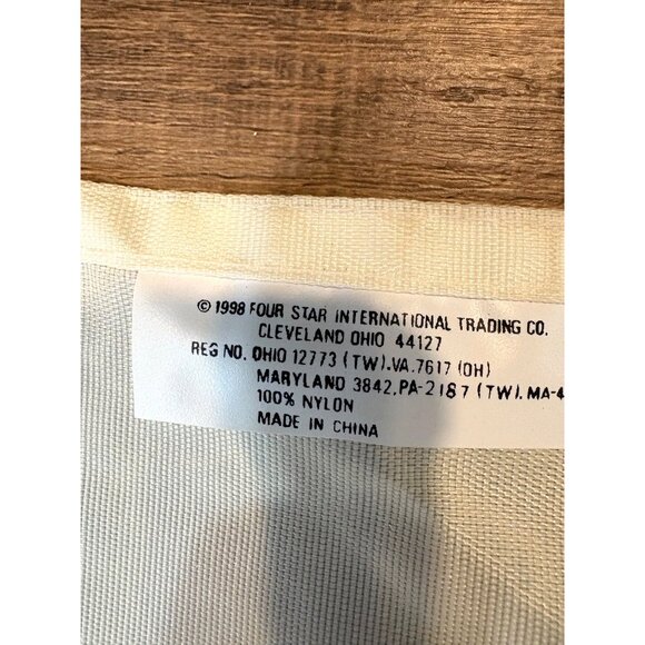 Vintage 1998 Heart Print Nylon Flag 28”x 40” Four Star Intl. Trading Co. - Picture 2 of 5